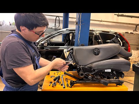 Видео: Как заменить скобы WHIPS после деформации, в кресле VOLVO?