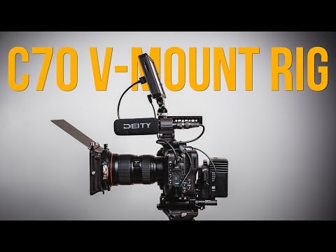 Видео: Canon C70 V-mount Rig — полная сборка