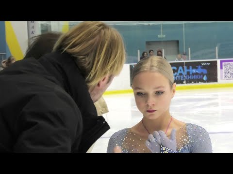 Видео: На старт приглашается Елена Костылева! 3А-3Т!  Тренер - Евгений Плющенко