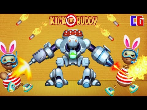 Видео: АНТИСТРЕСС ПРОТИВ РОБОТА! Уничтожь любым способом - Kick the Buddy