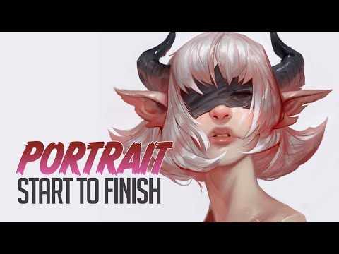 Видео: Портретная живопись с ПОЛНЫМИ комментариями! DTIYS!