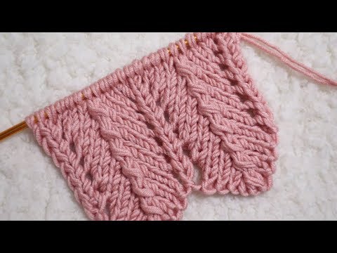 Видео: УЗОР СПИЦАМИ . ОН ПРОСТО ШИКАРНЫЙ! ЛЕГЧЕ НЕ ПРИДУМАЕШЬ!
