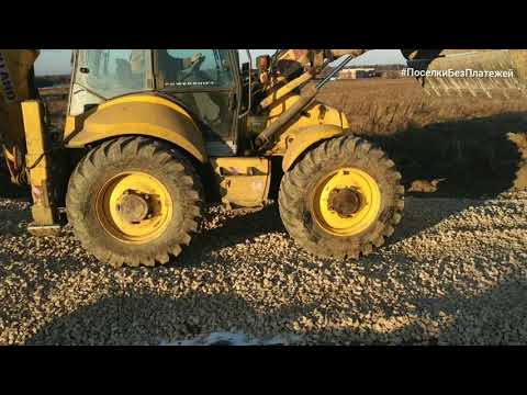 Видео: Надёжная дорога к участкам для вас из щебня с геотекстилем 350.