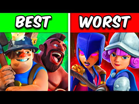 Видео: ЛУЧШИЕ и ХУДШИЕ карты в Clash Royale
