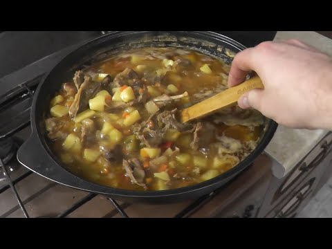 Видео: Готовим настоящий охотничий шулюм из куропаток!!!