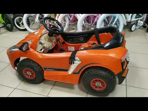 Видео: Плавный старт на детский электромобиль Lamborghini