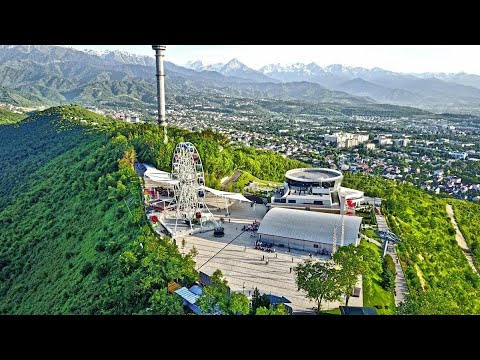 Видео: Канатная дорога парк Кок- Тобе и потрясающие виды Алматы с высоты