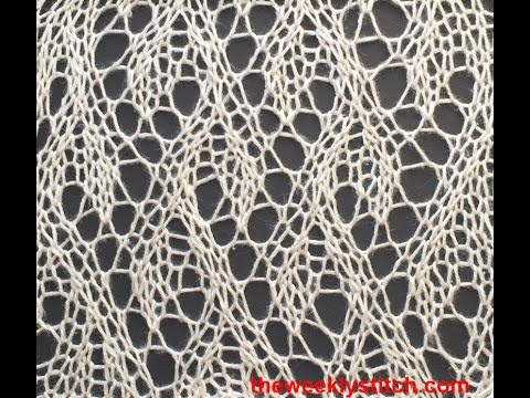 Видео: Кружево «виноградная лоза»