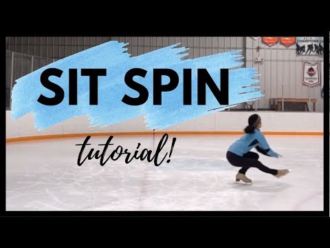 Видео: Как делать вращение сидя в фигурном катании