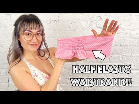 Видео: Мастер-класс по пошиву полуэластичного пояса. Шейте как профессионал!