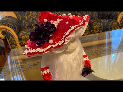 Видео: Делаем выкройку и шьём гнома мухомора вместе.  Урок 2-й.