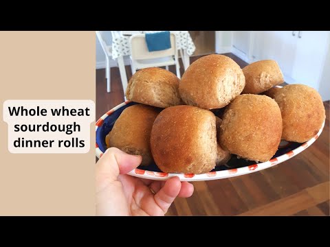 Видео: Рецепт булочек на закваске из 100% цельной пшеницы (без дрожжей, понравится и детям)