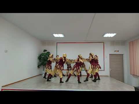 Видео: «Гүлдер» Би ансамбль N19ЖОББМ. «Қара жорға» Биі