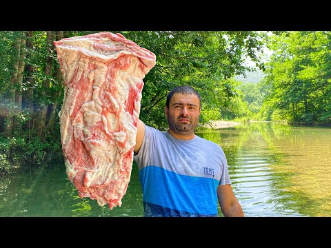 Видео: Огромные Свиные РЕБРЫШКИ приготовленные на ПРИРОДЕ! asmr помпейская печь печь для пиццы
