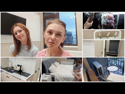 Видео: Vlog с дочерью/Ох уж эти подработки/Обзор квартиры-студии в Аркадии
