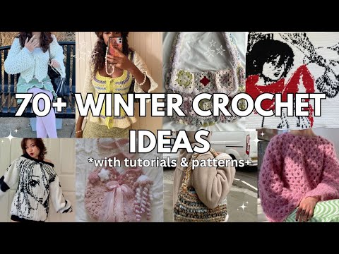 Видео: 70+ ЗИМНИХ идей вязания крючком *с инструкциями и схемами* ❄️🧣