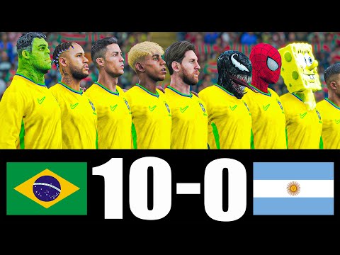 Видео: РОНАЛДУ, МЕССИ, Человек-паук, НЕЙМАР🌍 Что если бы Роналду, Месси, Человек-паук, Неймар и все звез...