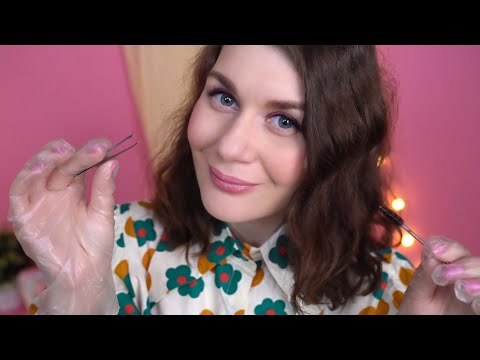 Видео: АСМР Сделаю Тебе Самые Лучшие Брови, Ролевые Игры / ASMR Role Play