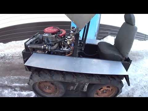 Видео: Гусеничный минитрактор.Часть 4. Завершение проекта.