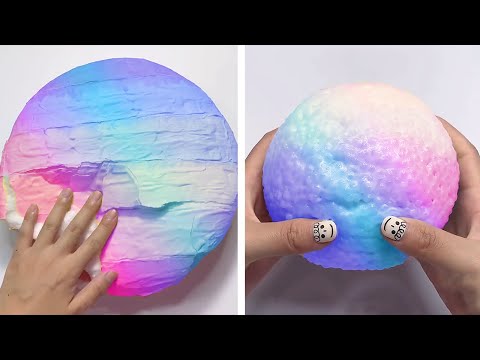 Видео: 1 Час Как ни странно Удовлетворение Слизь ASMR Нет Музыка Видео  Расслабляющий Слизь 2020 г.