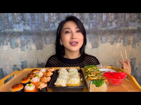 Видео: МУКБАНГ •Опять роллы🍱•Запорола мукбанг