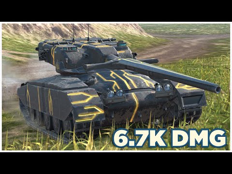 Видео: GSOR 1008 • 6.7К УРОНА • 5 ФРАГОВ • WoT Blitz