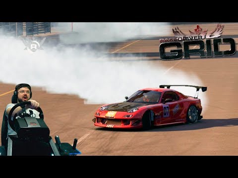 Видео: Феерический дрифт-фристайл на Mazda RX-7 в Race Driver: GRID