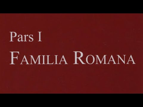 Видео: Familia Romana Cap.1 #латынь #латинскийязык