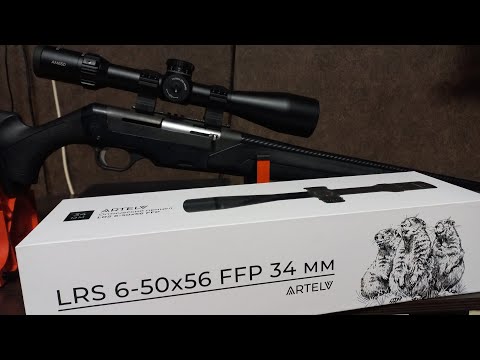 Видео: ARTELV LRS 6-50×56 FFP , прицел для тех,кто ставит гонги на луне!!!