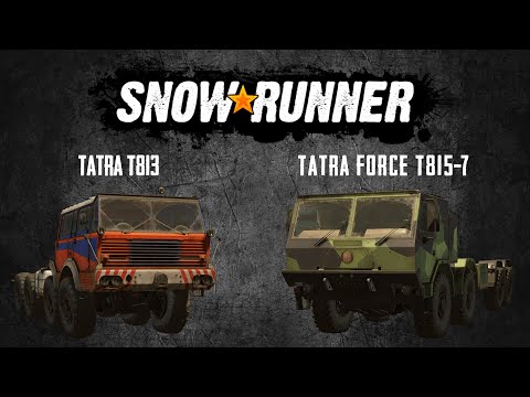 Видео: SnowRunner Обзор Tatra T813 и Tatra FORCE T815 7