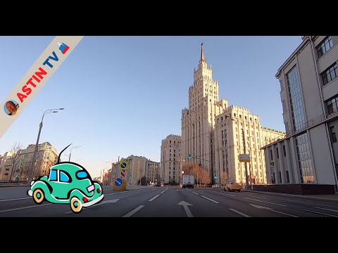 Видео: Москва. Садовое кольцо. Утреннее время.