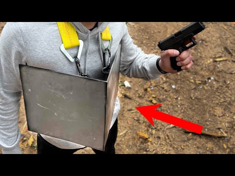 Видео: Отразит ли треугольный бронежилет любую пулю?