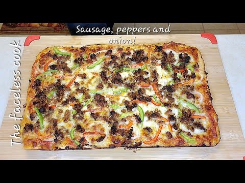 Видео: Пицца на противне с домашним соусом для пиццы. Обязательно попробуйте!