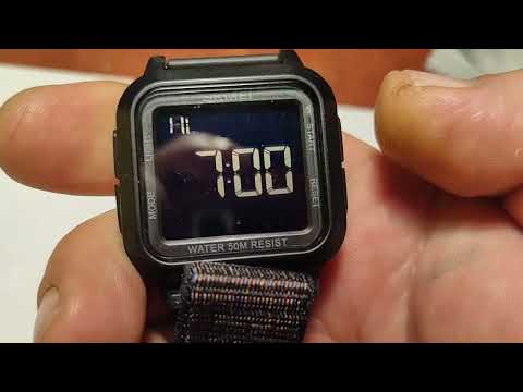 Видео: Обзор часов с большими цифрами SKMEI 1894