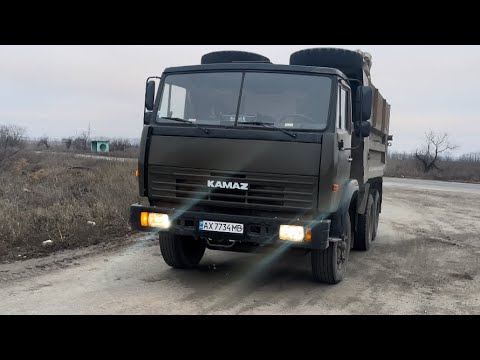 Видео: ЗАЛИЛ КРО🩸Ю ВСЮ МАШИНУ. НЕ ПОДНЯЛСЯ КУЗОВ ПОЛНЫЙ ПЕСКОМ. КАМАЗ 55111.