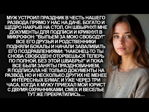 Видео: Муж устроил праздник в честь нашего развода. Но я лишь рассмеялась, ведь я еще кое-что подписала…