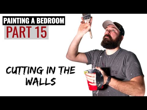 Видео: Покраска спальни | Часть 15 | Как профессионально резать краску
