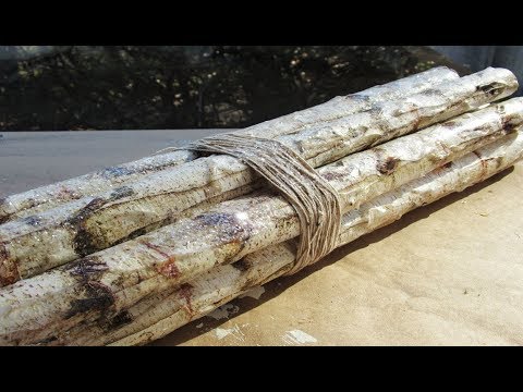 Видео: Декупаж роликов для бумажных полотенец в имитацию березовых поленьев для камина