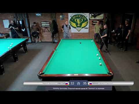 Видео: Открытый парный турнир БК "Чемпион" по пирамиде Пириев А. Терещенко А. -Абрамов А. Аванесян С.