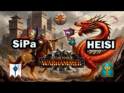 Видео: Западная мета против Восточной | Total War Warhammer III | Conquest | Sipa vs Heisi
