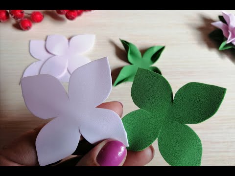Видео: Цветы из фоамирана.Так просто Лилии я еще не делала.