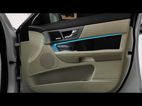 Видео: Как установить подсветку передней двери - Jaguar XFR