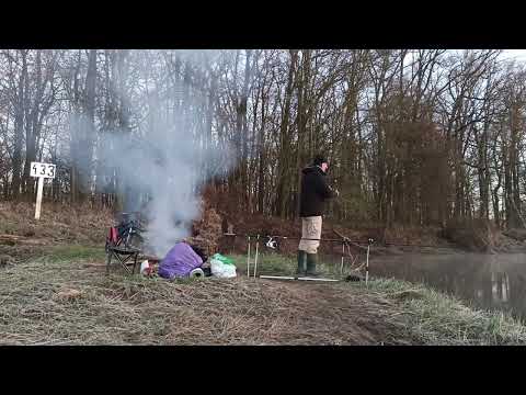 Видео: Рыбалка на р.Одра, Супер рассвет!