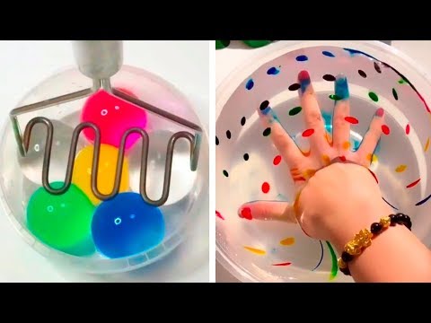 Видео: Расслабляющее Slime ASMR видео #69