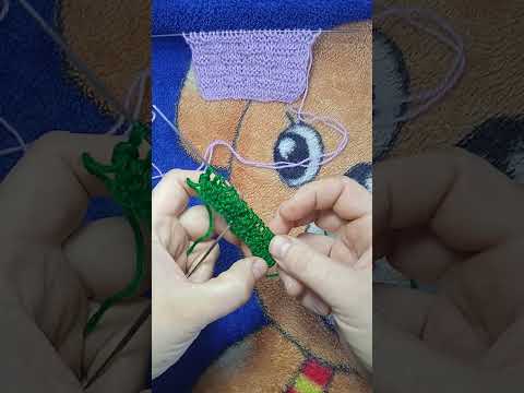 Видео: Pattern "Wicker basket", simple, easy for hats, sweaters.Узор"Плетёная корзиночка" просто,легко.