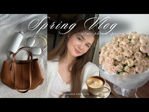 Видео: Hello Spring | весенний спокойный влог | празднуем 8 марта | что в моей сумке Polene | slow living