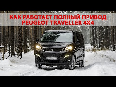 Видео: Как работает полный привод Пежо Тревеллер 4x4 и чем он лучше Мультивана? Мнение профессионала