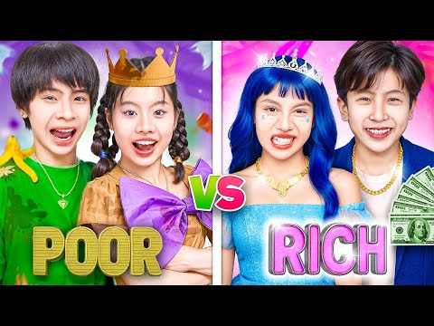 Видео: Бедная Пара Vs Богатая Пара На Конкурсе Нарядов! Кто Лучший Фэшониста?