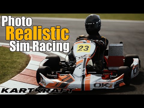 Видео: Этот гоночный симулятор выглядит как реальная жизнь (KartKraft)