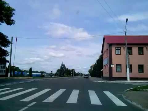 Видео: По центру города Мядель 2016.